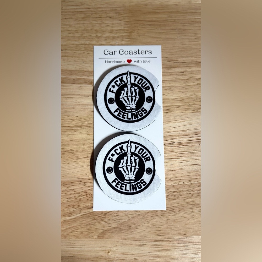Skeleton Hand Car Coaster